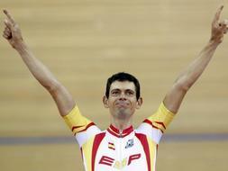 Llaneras engorda el medallero espa�ol a golpe de pedal