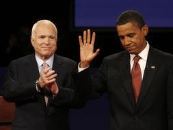 Los de los primeros sondeos otorgan una amplia ventaja a Barack Obama sobre John McCain en el debate