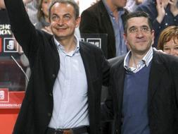Zapatero conf�a en la victoria de L�pez porque el Pa�s Vasco quiere un �cambio sensato y tranquilo�