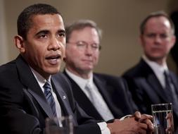 Obama conf�a en sacar adelante el plan de est�mulo