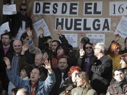 Las asociaciones convocantes celebran el ��xito� de la huelga de los jueces