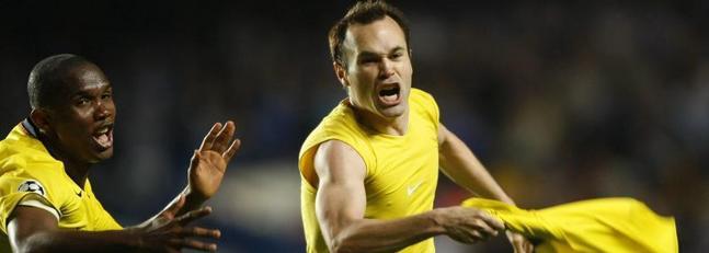 Iniesta rescata al Barça contra el Chelsea