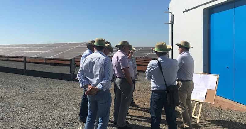 Una planta solar pionera que interesa a regantes de toda España