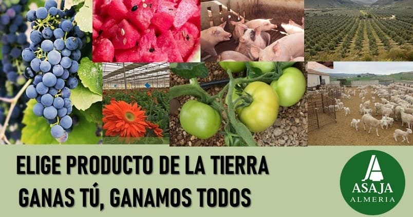 Asaja Almería promueve el consumo de alimentos andaluces