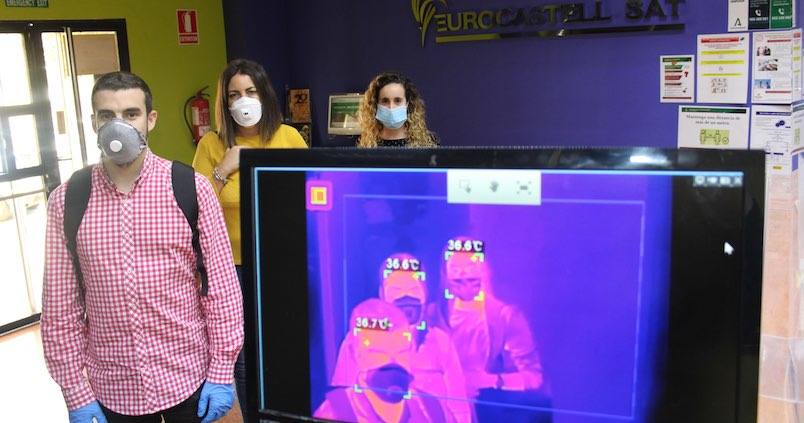 Coronavirus: las cámaras termográficas llegan al sector agroalimentario