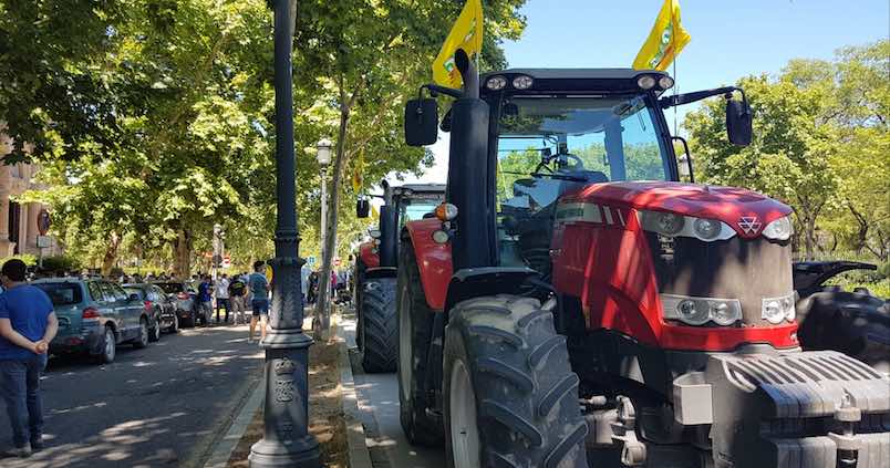 Los tractores regresarán a las calles de toda Andalucía el próximo 29 de enero