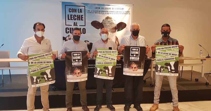 Los ganaderos lácteos, al límite, se manifestarán el próximo 13 de julio en Sevilla