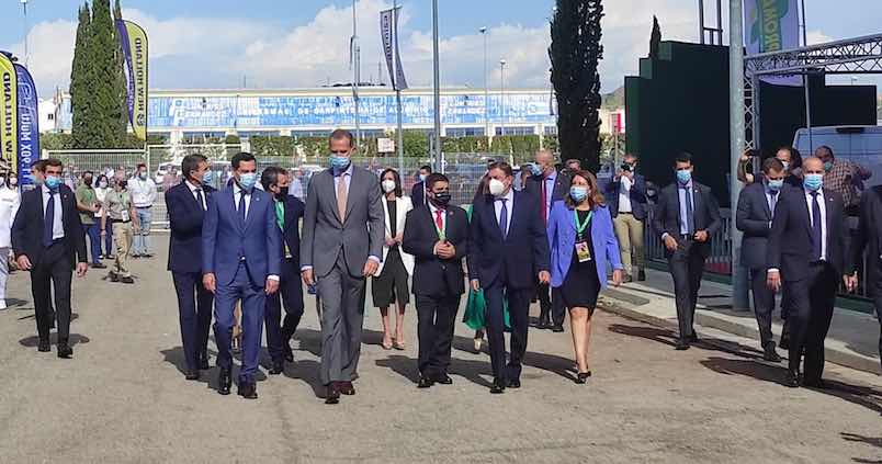 El rey Felipe VI muestra su respaldo al sector oleícola andaluz con su presencia en Expoliva