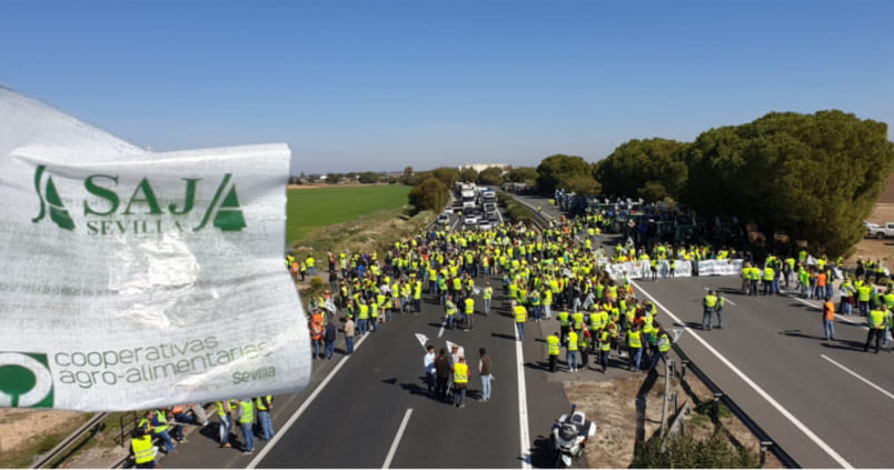 El campo sevillano prepara para febrero una nueva movilización en defensa del sector