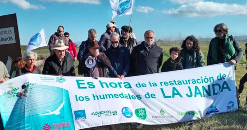 Por el reconocimiento de terreno público de la laguna de La Janda