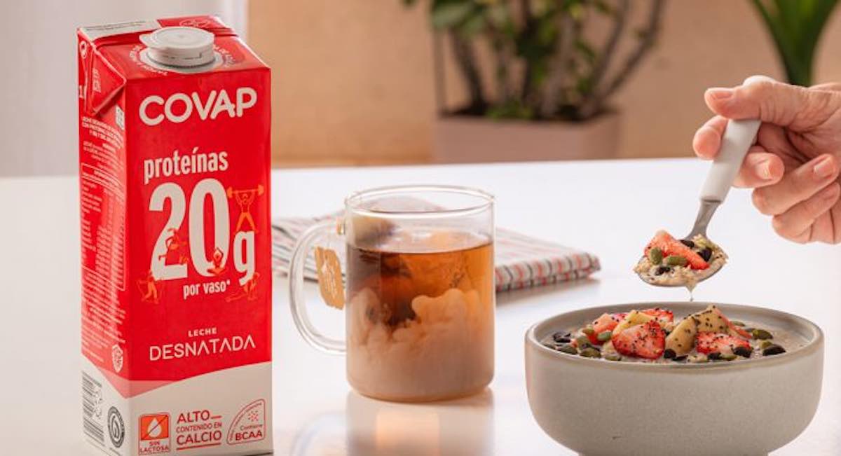 Lácteos Covap lanza una leche rica en proteínas perfecta para ...