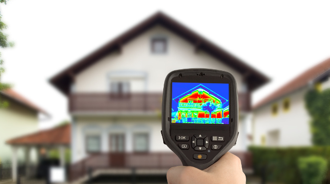Heat Loss Detection of the House With Infrared Thermal Camera
