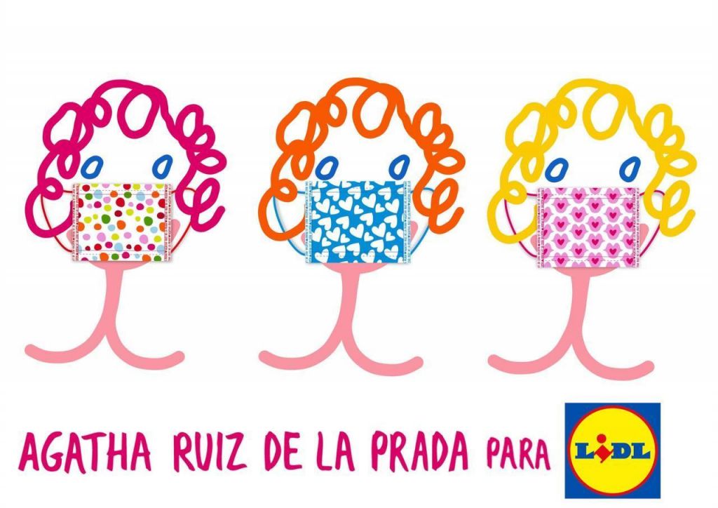 mascarillas Lidl Agatha Ruiz de la Prada