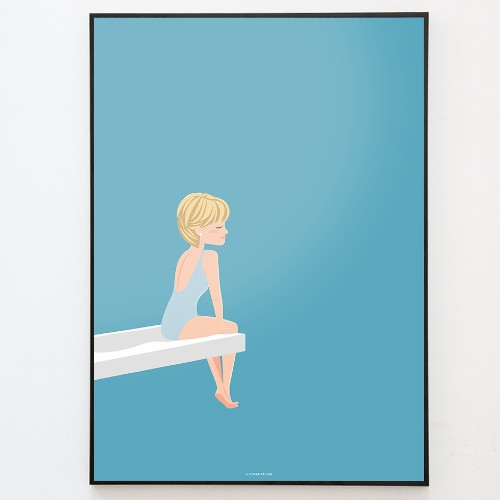 Póster de Lady Di de Superbritánico