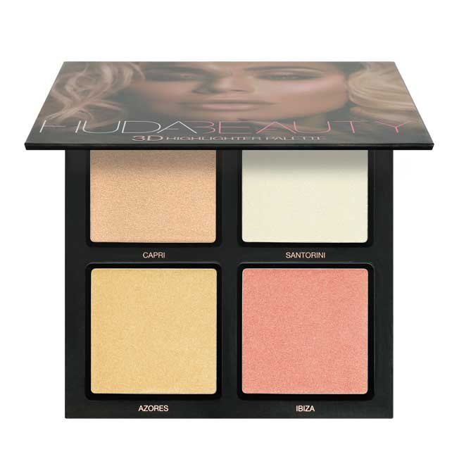 Paleta 3D Highlighter de HUDA BEAUTY