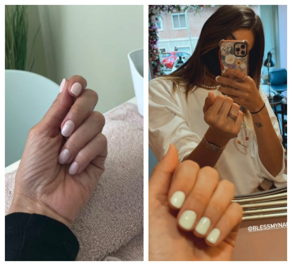 Las uñas de Eva González y Susana Molina