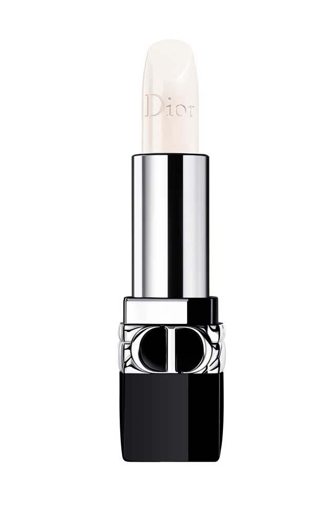 Dior el nuevo Rouge Dior Satin Balm 1 , primer bálsamo costura de acabado transparente universal, 