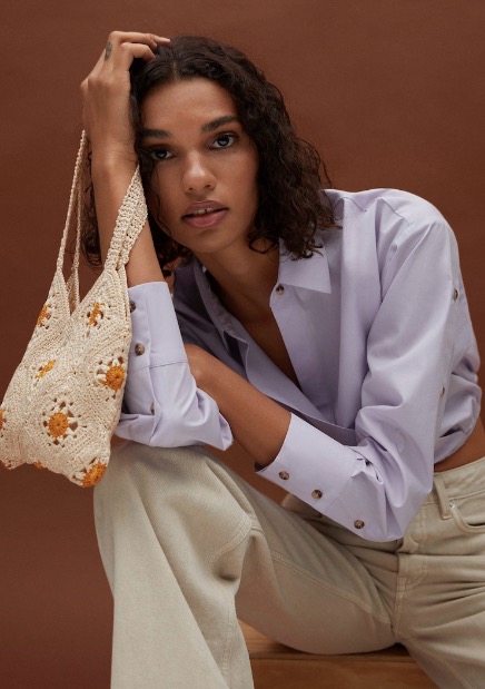 Bolso de crochet de Mango