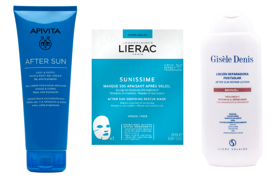 After sun recomendados para quemaduras de sol