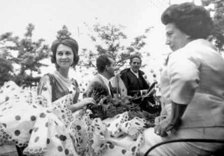 reina sofia vestido lina