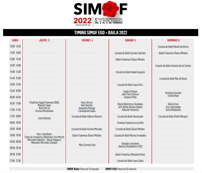 SIMOF EGO y SIMOF BAILA