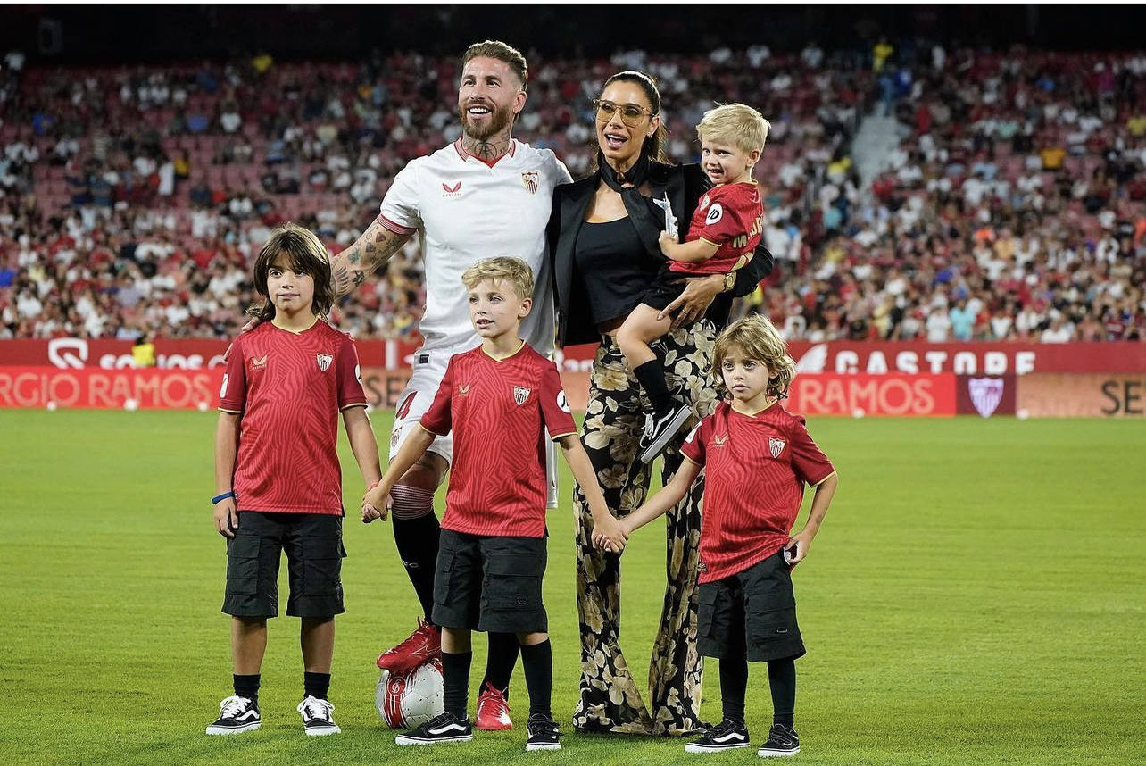 Pilar Rubio presentación de Sergio Ramos