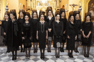 Las modelos de 'Sí Mantilla' / Fotografía: Tamara Rozas