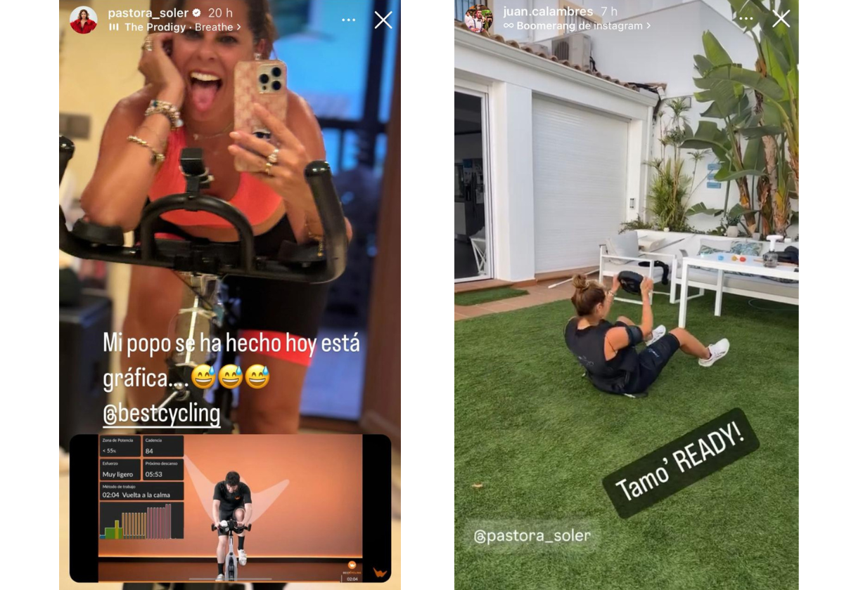 pastora soler entrenamiento