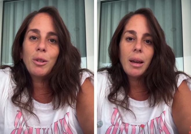 Anabel Pantoja a través de su directo de Instagram