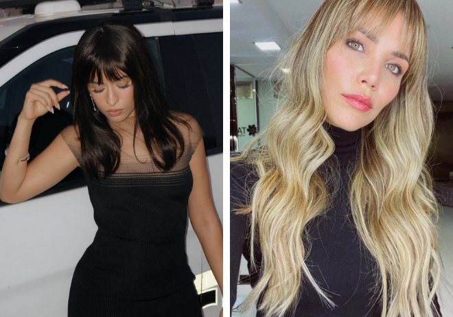 corte de pelo con flequillo