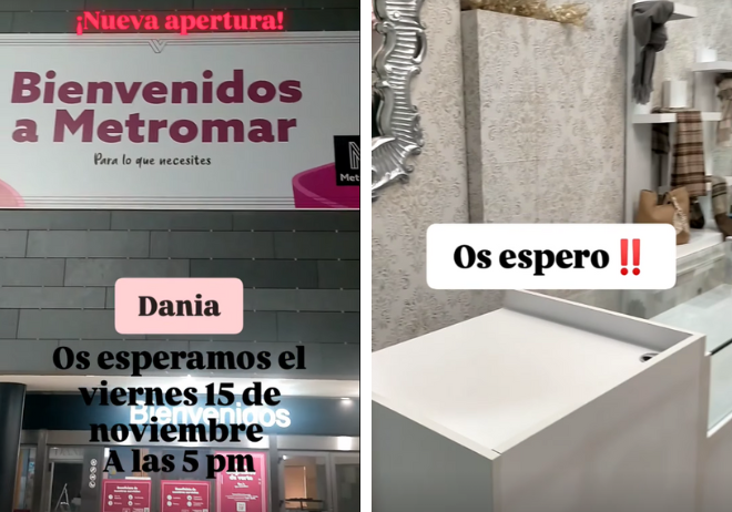 Inauguración nueva tienda de moda flamenca en Metromar.