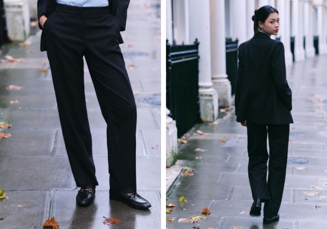 Pantalón de raya diplomática de Zara