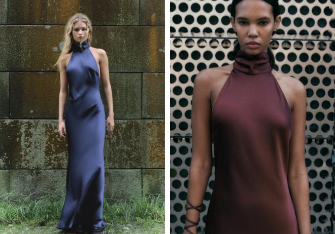 Vestido en diferentes colores de Zara
