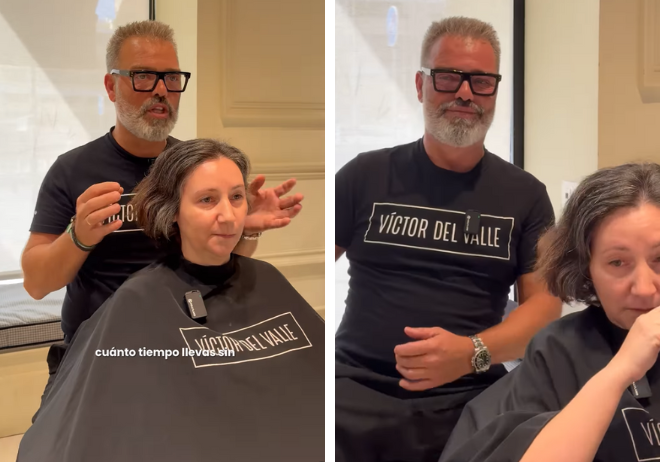 Foto: Víctor del Valle conmovido