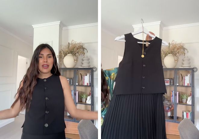 Isa Pantoja con su look de Zara