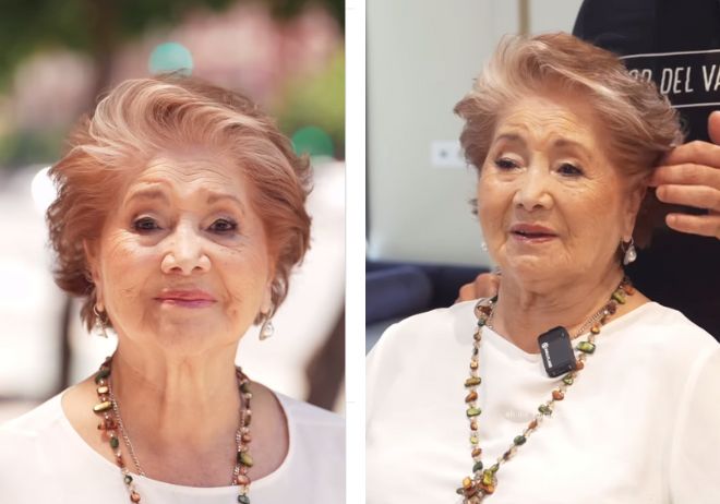 Clienta en la peluquería de Víctor del Valle / INSTAGRAM