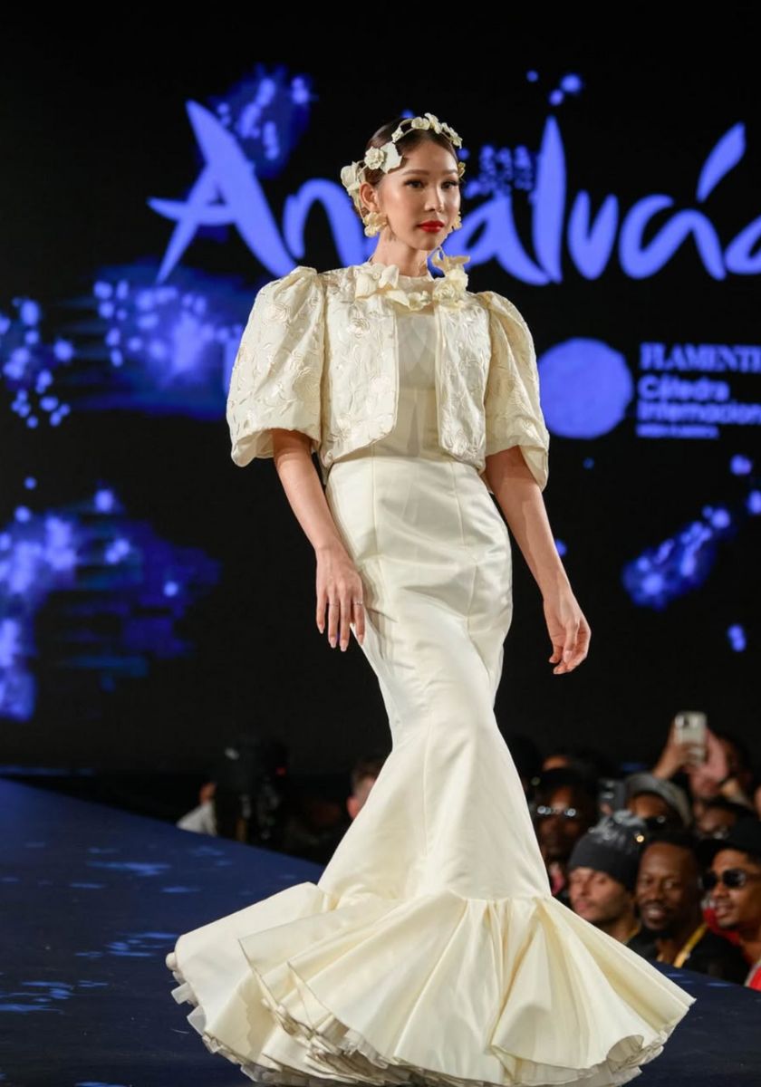 Desfile de moda flamenca en la Semana de la Moda de Nueva York