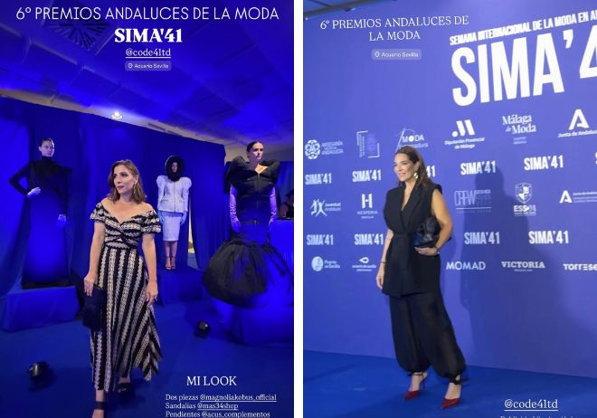 Margarita de Guzmán y Raquel Bollo en los premios SIMA 41