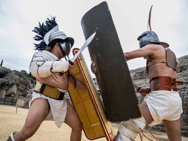 Gladiadores, cuentos y teatro musical para niños en Sevilla