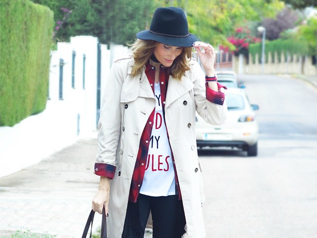 Botas de agua y trench, aliados contra la lluvia