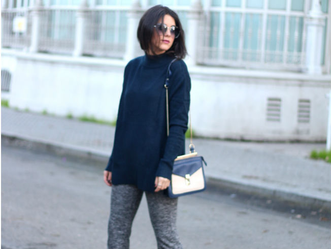 Un look retro y sencillo para combatir el frío