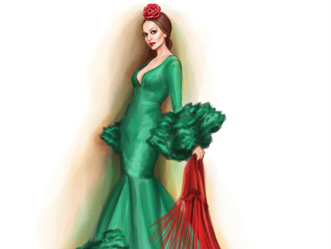 Eva Gonzalez para Pilar Vera, la flamenca emocional