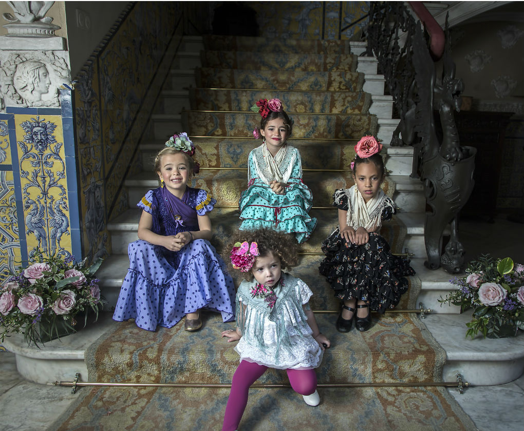 Moda flamenca infantil de Marta Arroyo. J.M. Serrano