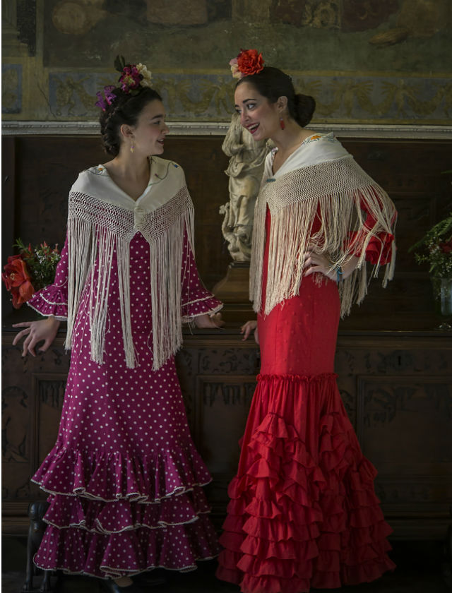 Moda flamenca infantil de Marta Arroyo. J.M. Serrano