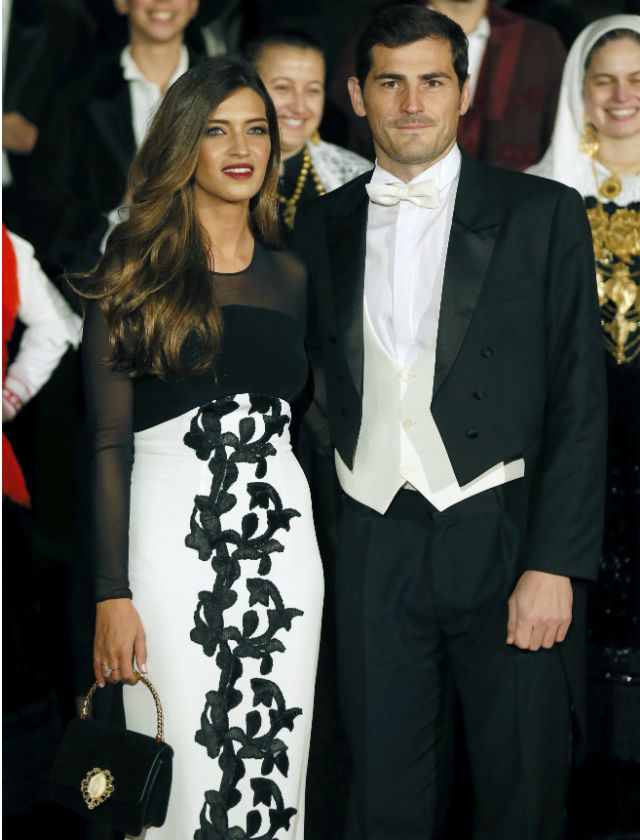 Sara Carbonero junto a Iker Casillas. Foto: EFE