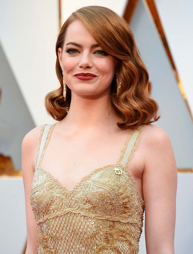 Emma Stone belleza de los Oscar 2017