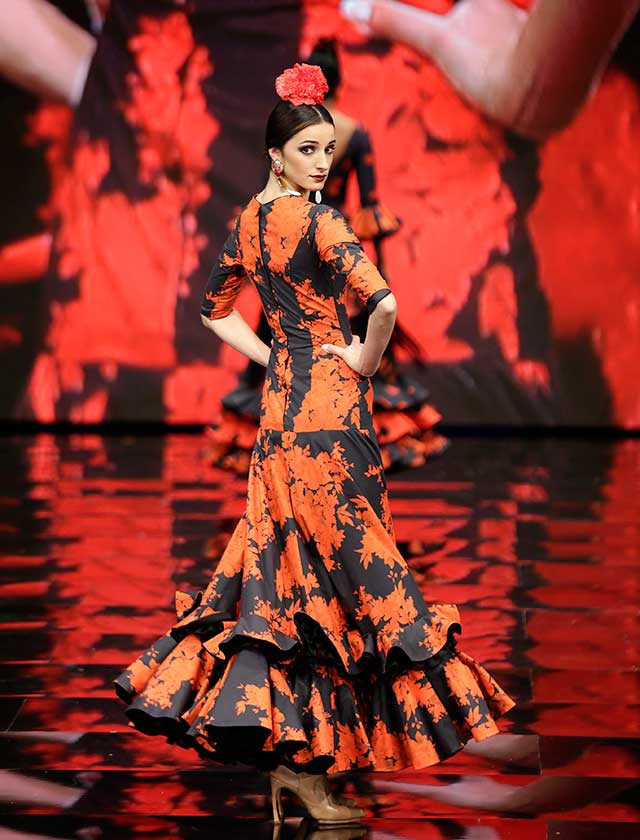 Traje de flamenca de Pilar Vera