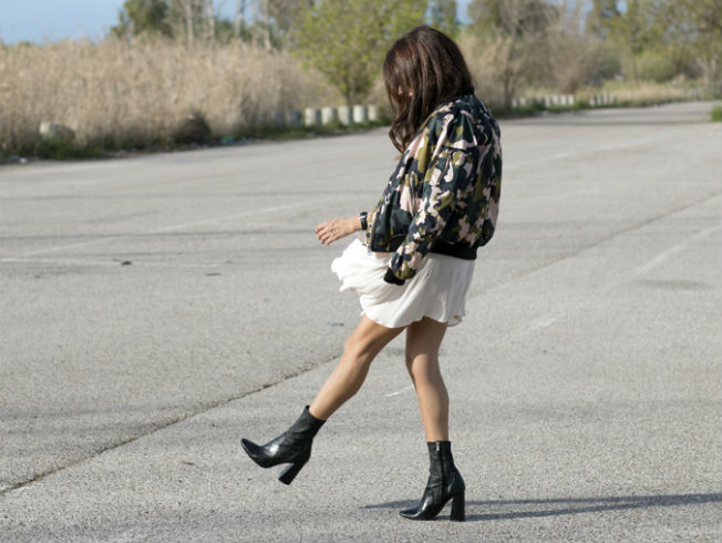 Un vestido lencero muy canalla