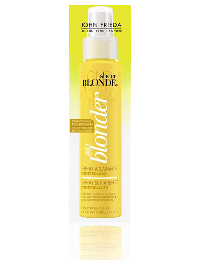 Spray para aclarar el cabello de John Frieda