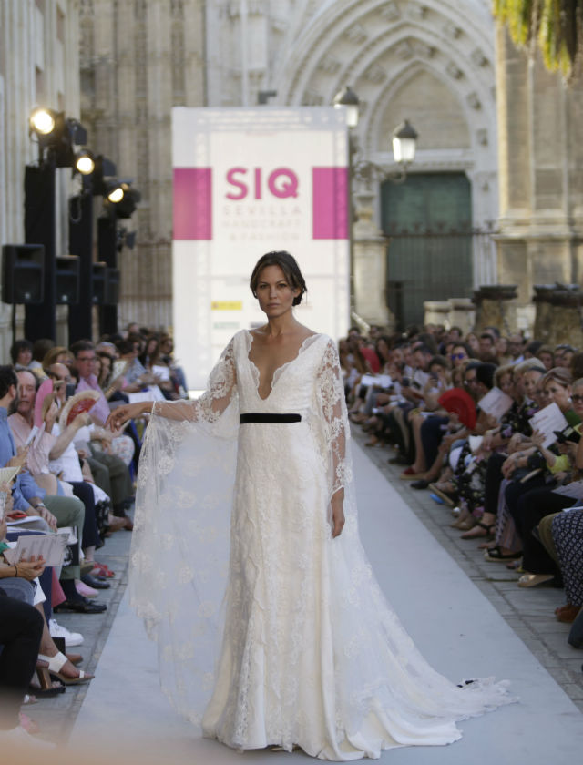 Desfile de novias de Iván Campaña de su colección 2018. Foto: Vanessa Gómez